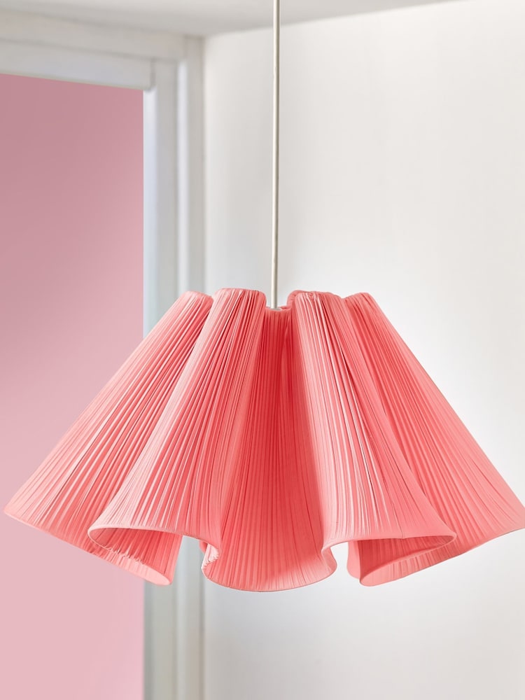 Novogratz Pink Ellis Shade Ceiling Light - Image 1 of 3 Novogratz Pink Ellis Shade Ceiling Light - Image 1 of 3