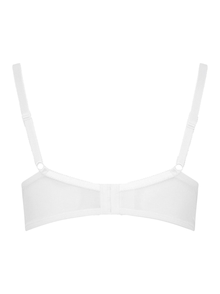 Yours Curve White Liza Lace Plunge T-Shirt Bra - Image 5 of 5