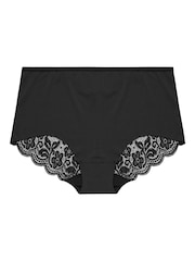 Yours Curve Purple Lace Back Full Briefs 3 Pack - Image 7 of 9