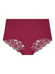 Yours Curve Purple Lace Back Full Briefs 3 Pack - Image 8 of 9