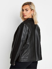 Yours Curve Black Centre Front Jacket - Image 2 of 7