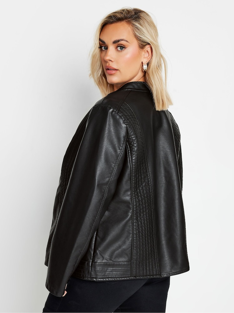 Yours Curve Black Centre Front Jacket - Image 2 of 7
