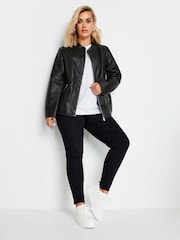 Yours Curve Black Centre Front Jacket - Image 5 of 7
