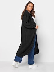 Yours Curve Black Maxi Length Cardigan - Image 2 of 4