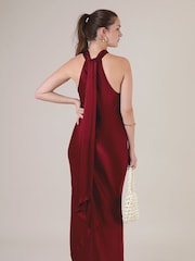Rewritten Roma Halterneck Bridesmaid Dress - Image 3 of 7