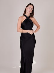 Rewritten Roma Halterneck Bridesmaid Dress - Image 4 of 8