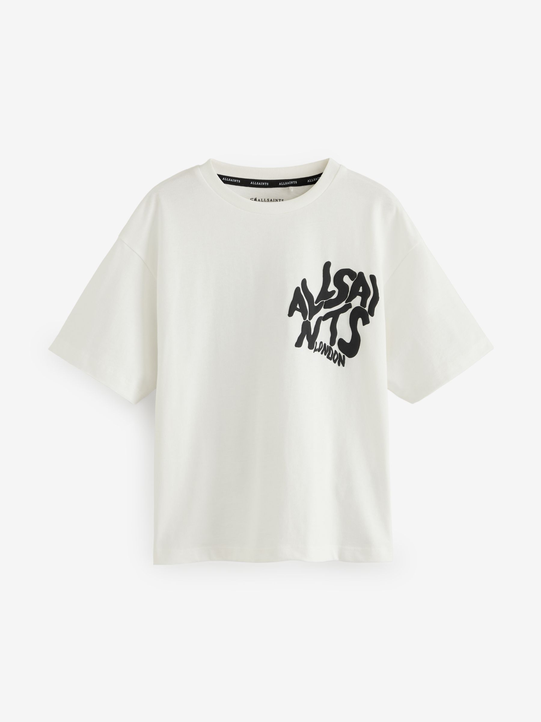 Buy smALLSAINTS White Oversized Orlando Logo Crew Neck T-Shirt