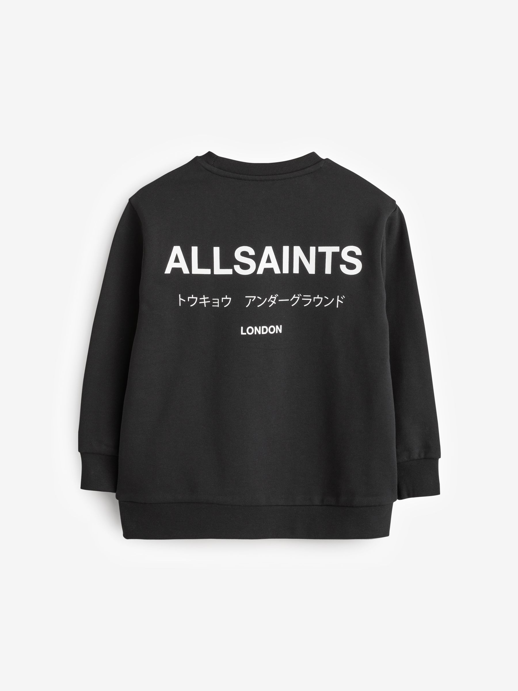Buy smALLSAINTS Black Oversized Underground Crew Neck Sweatshirt