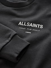 smALLSAINTS Black Oversized Underground Crew Sweatshirt - Image 7 of 7