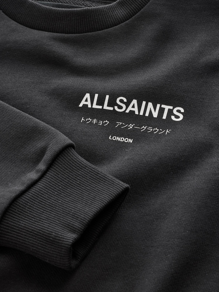 Schwarz - smALLSAINTS Oversized Underground-Sweatshirt mit Rundhalsausschnitt - Bild 7 von 7 Schwarz - smALLSAINTS Oversized Underground-Sweatshirt mit Rundhalsausschnitt - Bild 7 von 7