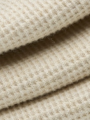 FatFace Natural Long-Sleeve Waffle Crew - Image 11 of 11