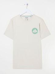 Camiseta gráfica de manga curta FATFACE 100% algodão - Imagem 5 de 7