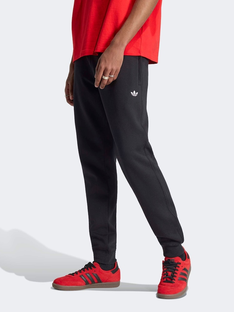 adidas Originals Black Trefoil Essentials Joggers - Image 1 of 6