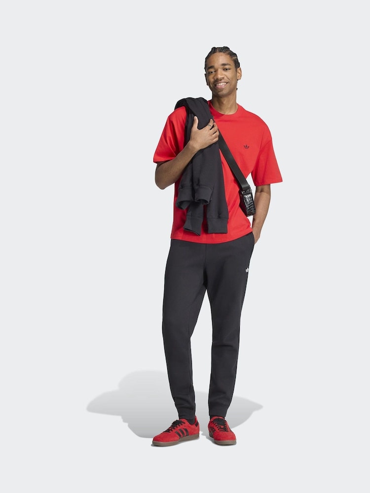 adidas Originals Black Trefoil Essentials Joggers - Image 2 of 6