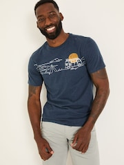 Navy Sea & Surf - FatFace Short Sleeve T-Shirt - Image 1 of 6