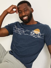 Navy Sea & Surf - FatFace Short Sleeve T-Shirt - Image 3 of 6