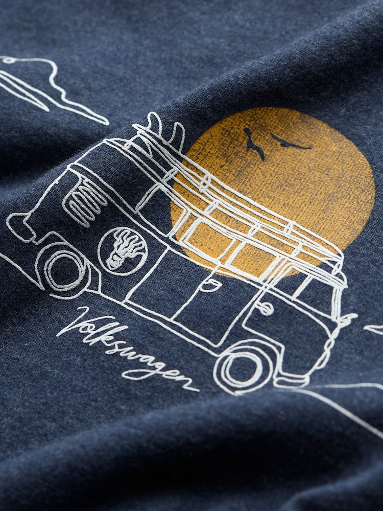 Navy Sea & Surf - FatFace Short Sleeve T-Shirt - Image 6 of 6