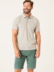 FatFace Elm Grey Polo Shirt - Image 1 of 4