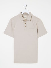 FatFace Elm Grey Polo Shirt - Image 4 of 4