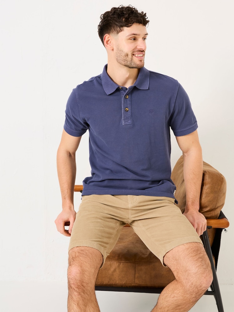 Moder denim - Pike polo majica FatFace - Slika 1 iz 5 Moder denim - Pike polo majica FatFace - Slika 1 iz 5