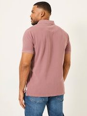 FatFace Purple Pique Polo - Image 2 of 9