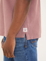 FatFace Purple Pique Polo - Image 5 of 9