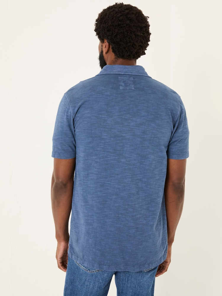 FatFace Truro Blue Jersey Shirt - Image 2 of 5