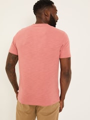 FatFace Pink Surf Stripe 100% Cotton Short Sleeve Graphic T-Shirt - Image 2 of 6
