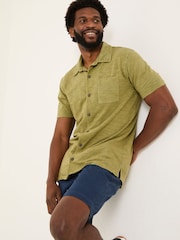 FatFace Truro Green Jersey Shirt - Image 3 of 5