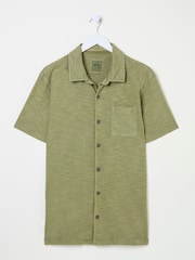 FatFace Truro Green Jersey Shirt - Image 5 of 5