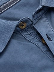 FatFace Stoke Navy Blue Short Sleeve Polo Shirt - Image 6 of 6