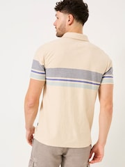 FatFace Short Sleeve Chest Stripe Polo - Image 2 of 7