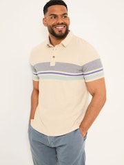 FatFace Short Sleeve Chest Stripe Polo - Image 5 of 7