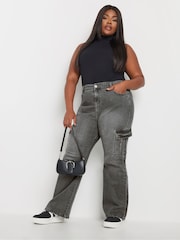 Yours Curve Cargo Pocket Jeans - Imagen 3 de 6
