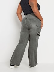 Yours Curve Cargo Pocket Jeans - Imagen 4 de 6