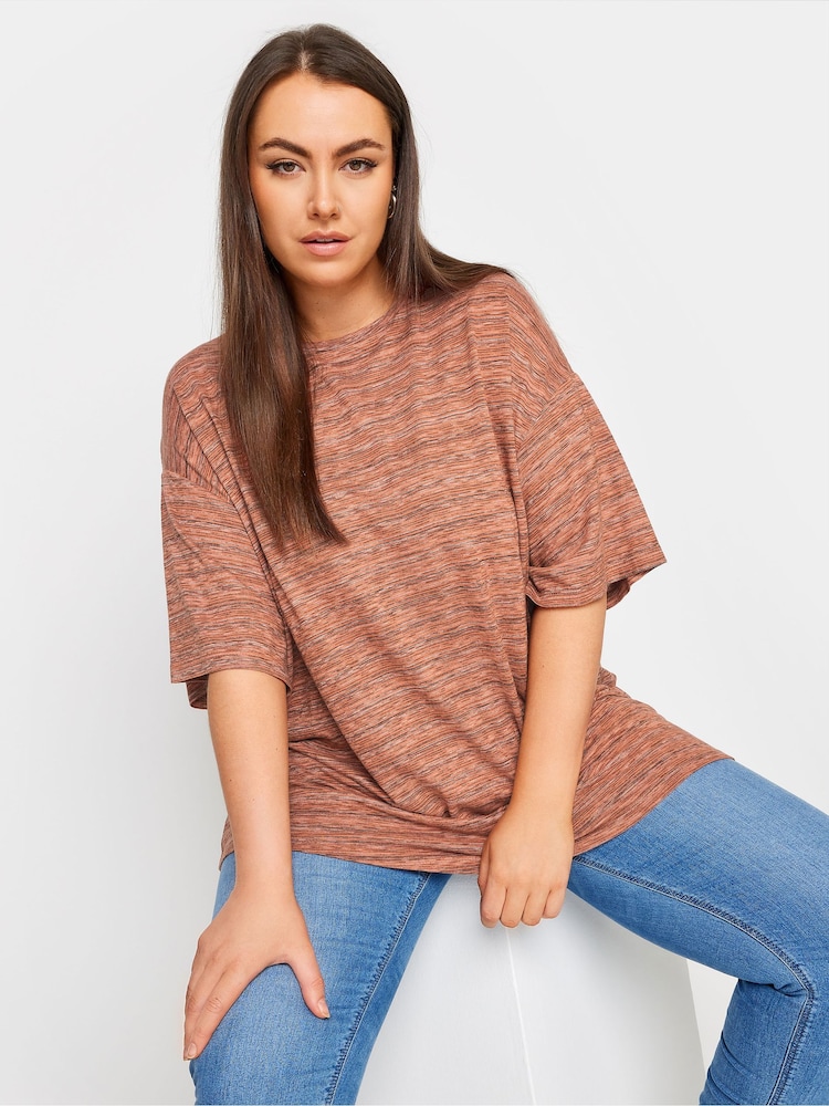 Yours Curve Gestreiftes Oversized-Top - Bild 1 von 5