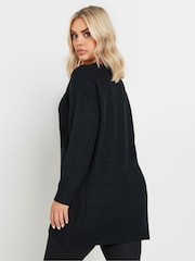 Yours Curve Black Essential Jumper - Image 2 of 5