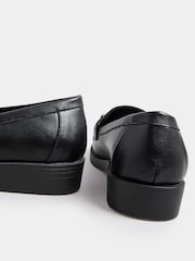 Yours Curve Black Extra Wide Fit Tassel Loafers - Image 4 of 5