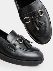 Yours Curve Black Extra Wide Fit Tassel Loafers - Image 5 of 5