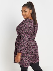 Yours Curve Boho-Tunika in Crinkle-Optik - Bild 3 von 4
