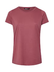 Yours Curve Natural Core Basic Short Sleeve T-Shirts 3 Pack - Image 9 of 9