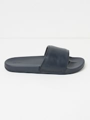 FatFace Navy Pool Sliders - Image 1 of 3
