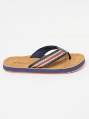 FatFace Lulworth Tan Brown Flip Flops - Image 1 of 3