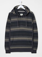 FatFace Trescowe Washed Black Over Head Hoodie - Image 7 of 8