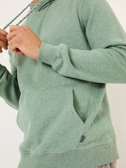 FatFace Brooke Light Teal Overhead Hoodie - Image 4 of 5