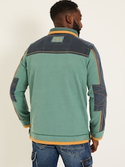 Світловий чирок - FatFace 100% Cotton Airlie Panel Quarter Zip Sweat Top - Image 3 of 8