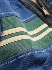 FatFace Blue Denim 100% Cotton Airlie Panel Sweat Top - Image 8 of 8