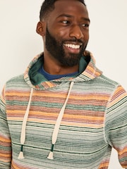 Green Trescowe Stripe Over Head Hoody - Image 5 of 9