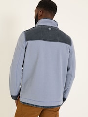 FatFace Blue 100% Cotton Airlie Panel Sweat Top - Image 2 of 5