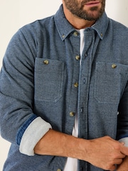 FatFace Indigo Blue Sweat Shirt - Image 3 of 6